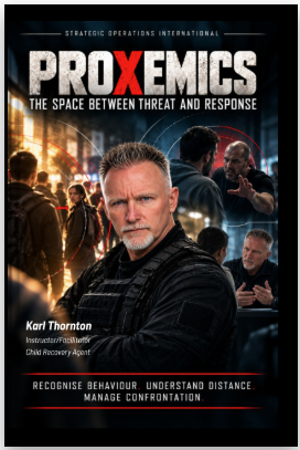 Cover of Proxemics: The Space Between Threat and Response by Karl Thornton